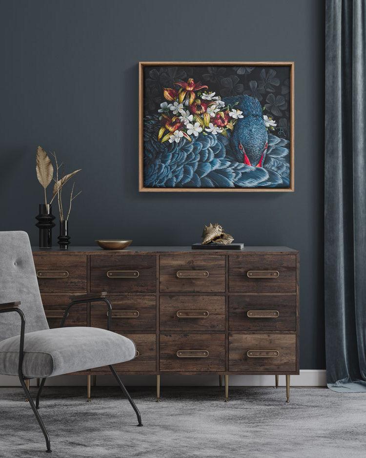 Swanning About Original Painting - Image