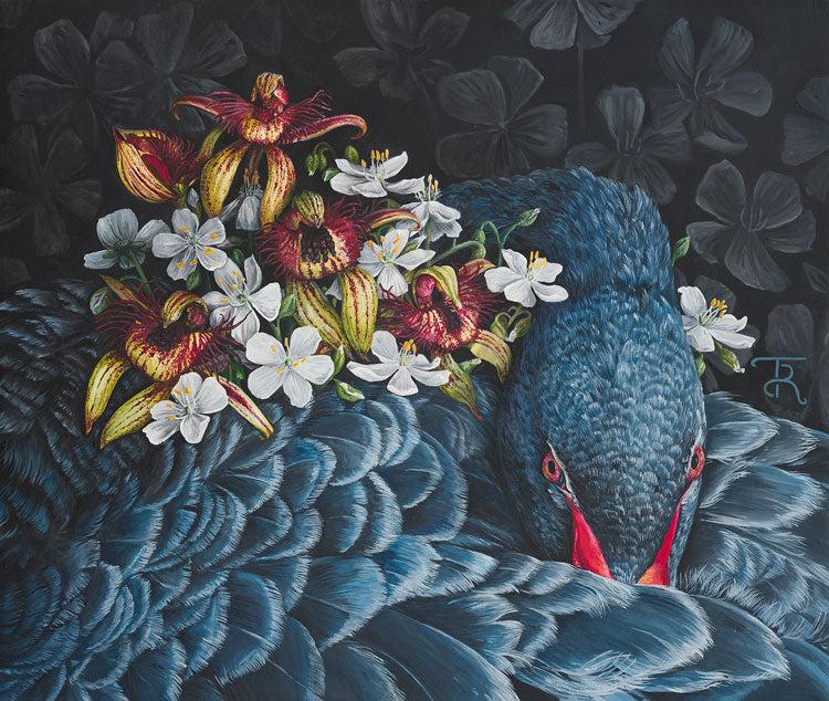 Swanning About Original Painting - Image