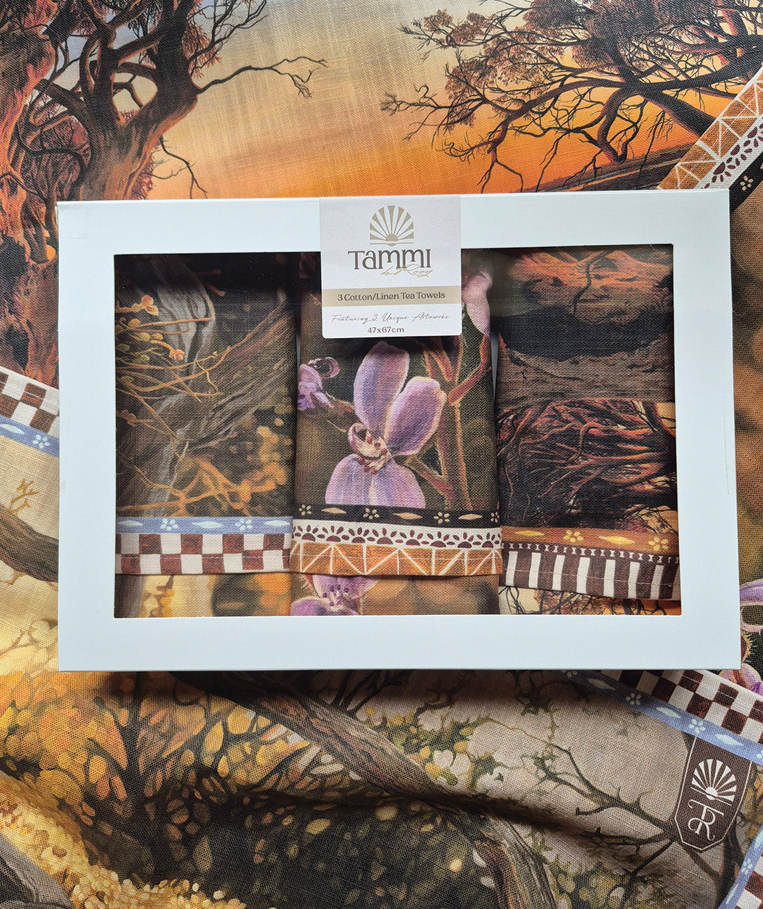 Tea Towel Trio Gift Box